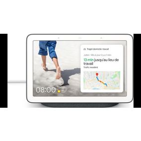 Enceinte intelligente avec écran Google Nest Hub Charbon