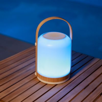 Enceinte portable bluetooth avec lumière RGB IP44, Newgarden Fredy