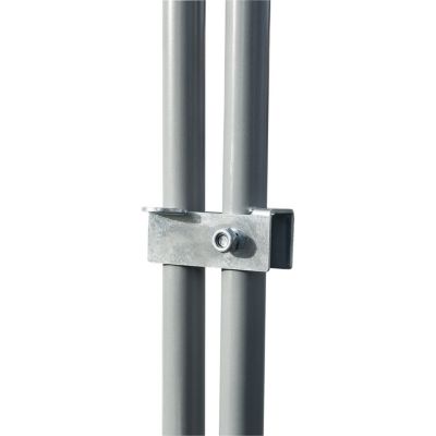 Enclos poulailler 12 m² 4x3 M avec grand perchoir 4 niveaux en bois acier galvanisé