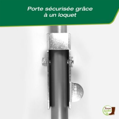 Enclos poulailler - 24 M² - Volière extérieure L.800 x l.300 x H.200 - Parc grillagé