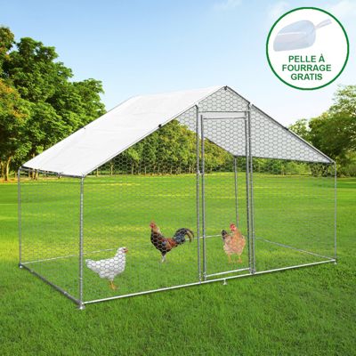 Enclos Poulailler 4m x 2m x 2m