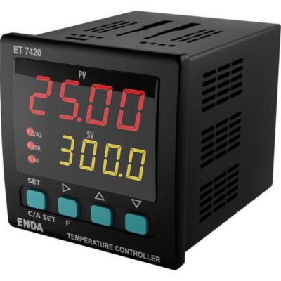 Enda ET7420-230 RE9gulateur de tempE9rature PID encastrable Pt100 et thermocouples