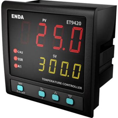 Enda ETC9420-230 - Régulateur de température PID pour Pt100 et thermocouples J/K/T/S/R