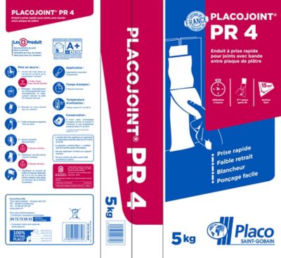 Enduit à joint Placojoint PR4 5kg Placo®