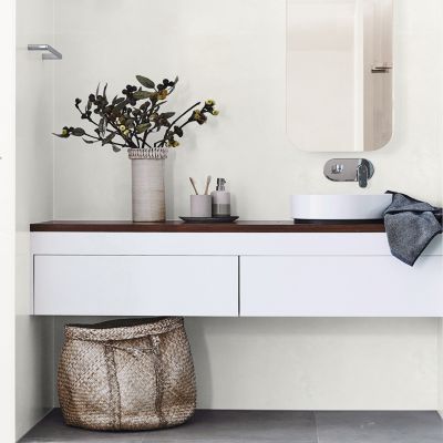 Enduit à la chaux effet marbré Maison Déco Tadelakt Kaolin 5L