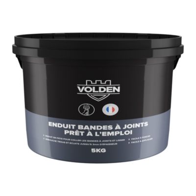 Enduit bande à joint en poudre prêt à l'emploi seau 5 Kg Volden