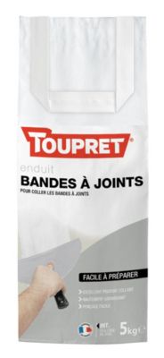 Enduit bande à joint en poudre Toupret 5kg