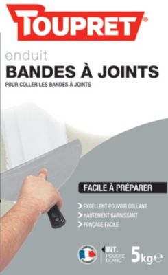 Enduit bande à joint en poudre Toupret 5kg