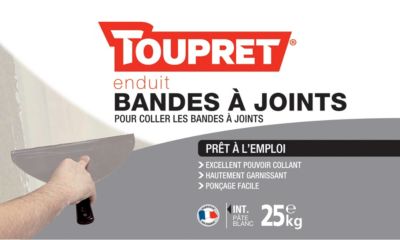Enduit bande à joint prêt à l'emploi Toupret 25kg