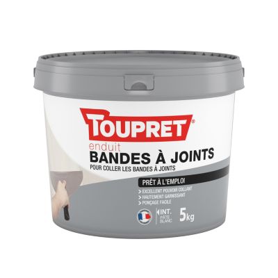 Enduit bande à joint prêt à l'emploi Toupret 5kg