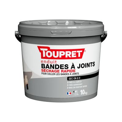 Enduit bande à joint rapide prêt à l'emploi Toupret 10kg