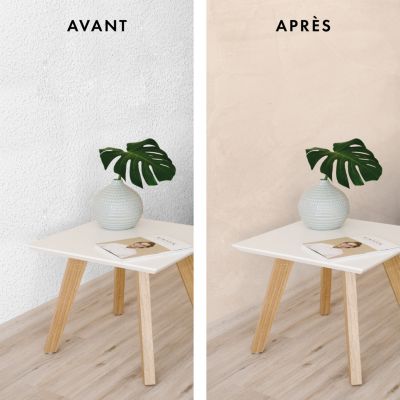 Enduit coloré de rénovation mat nuancé Maison Déco Reliss cachemire 15KG