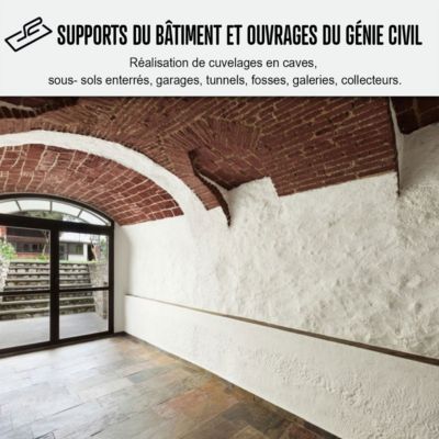 Enduit de cuvelage hydrofuge - Étanchéité cave sous-sol garage / ARCACIM CAVE Gris - 5 kg - ARCANE INDUSTRIES