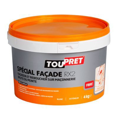 enduit de facade en pate 4 kg coloris blanc castorama