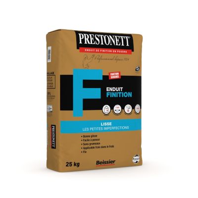 Enduit de finition lissage Prestonett 25kg