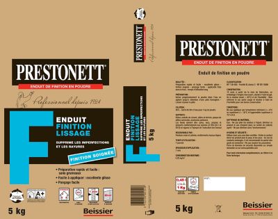 Enduit de finition Prestonett 5kg