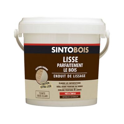 Enduit de lissage bois clair 1 kg Castorama