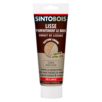 Enduit de lissage bois clair Sintobois 250g Castorama