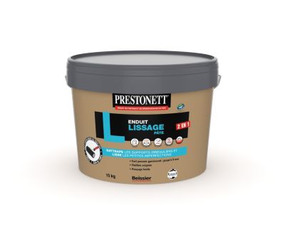 Enduit de lissage en pâte Prestonett pot de 15kg