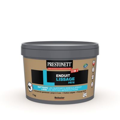 Enduit de lissage en pâte Prestonett pot de 7kg