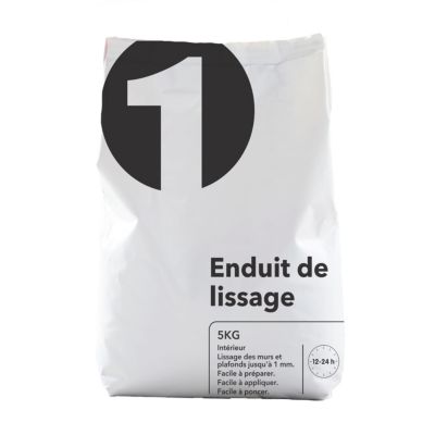 Enduit de lissage en poudre sac de 5Kg