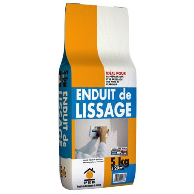 Enduit de Lissage Plâtre 5kg - Haute Performance, Finition Extra Lisse ...