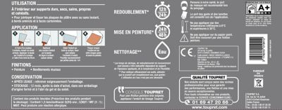Enduit de lissage pour bande à joint 2 en 1 en pâte Toupret 15kg