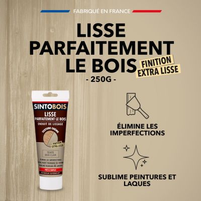 Enduit de lissage Sintobois bois clair 250g