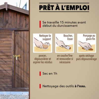 Enduit de lissage Sintobois bois clair 250g — free download