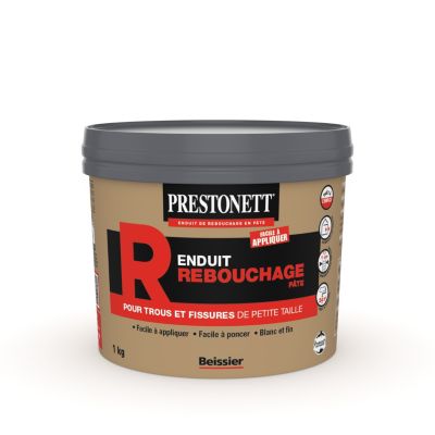 Enduit de rebouchage en pâte Prestonett 1kg