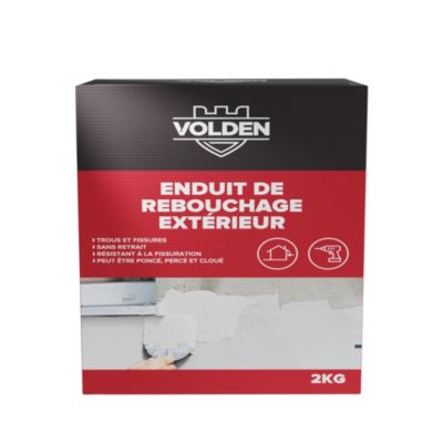 Enduit de rebouchage exterieur en poudre 2Kg Volden