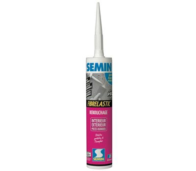 Enduit de Rebouchage Fibrelastic Semin, Fissures Vivantes, Cartouche de 310 ml