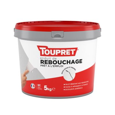 Enduit de rebouchage prêt à l'emploi Toupret 5kg
