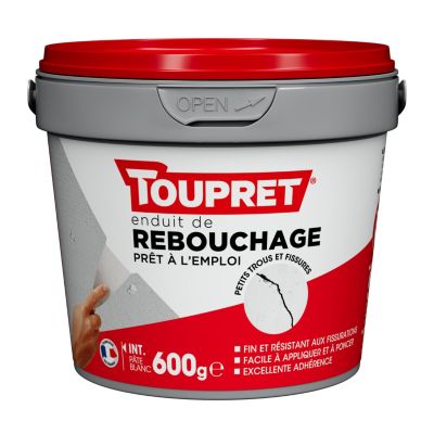 Enduit de rebouchage prêt à l'emploi Toupret 600g