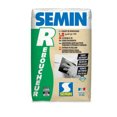 Enduit de rebouchage Semin reboucheur 15 kg