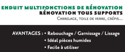 Enduit de rénovation cuisine et salle de bain Semin 5kg