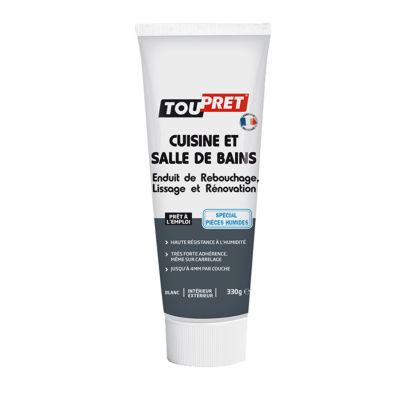 Enduit de rénovation cuisine et salle de bain Toupret 330GR