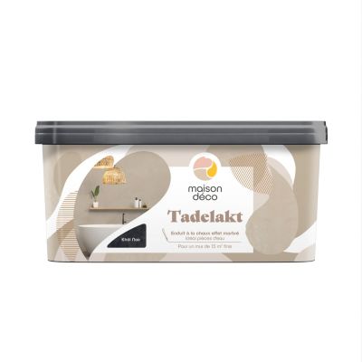 Enduit décoratif Maison Déco Tadelakt khol noir 5L