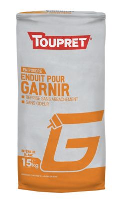 Enduit garnissant en poudre Toupret 15kg