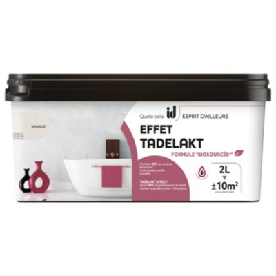 ENDUIT LISSE EFFET TADELAKT VANILLE 2L - ID PARIS