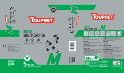 Enduit multifonction en poudre Toupret 5kg
