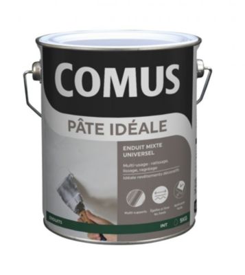 ENDUIT PATE IDEALE 5KG enduit mixte multi-usage, tout suppport - COMUS