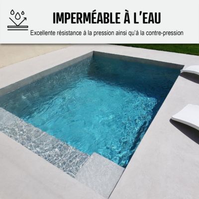 Enduit Piscine Hydrofuge - Etanchéité Piscine & Cuvelage : ARCACIM PISCINE Gris - 5 kg - ARCANE INDUSTRIES