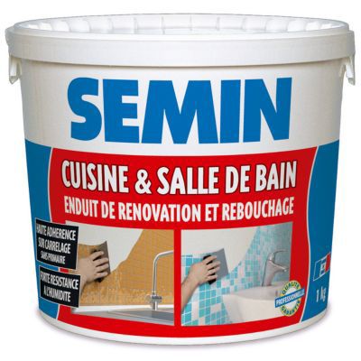 Enduit rebouchage cuisine et bain 1 kg