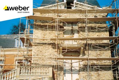 Enduit rénovation façade - ton pierre Weber 25kg