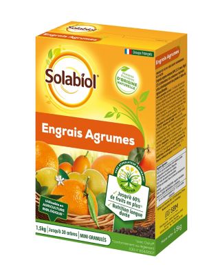 Engrais Agrumes Solabiol 750g - Bio Et Efficace Pour +60% De Fruits