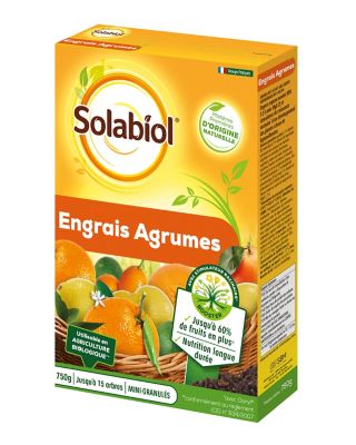 Engrais agrumes Solabiol 750g prêt à l'emploi