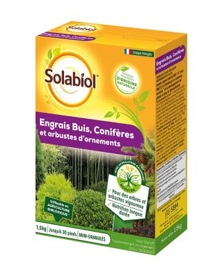 Engrais buis et conifères Solabiol 1,5kg