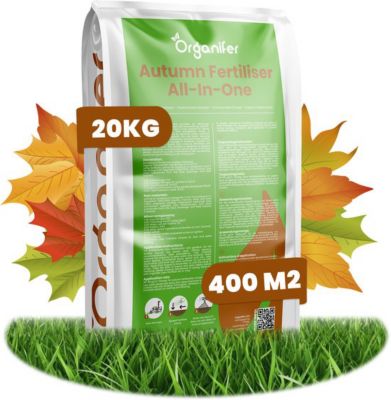 Engrais d'Automne Tout-en-Un - 20 kg pour 400m2 - Organifer