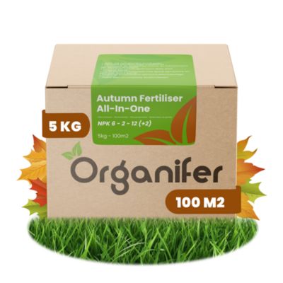 Engrais d'Automne Tout-en-Un - 5 kg pour 100m2 - Organifer